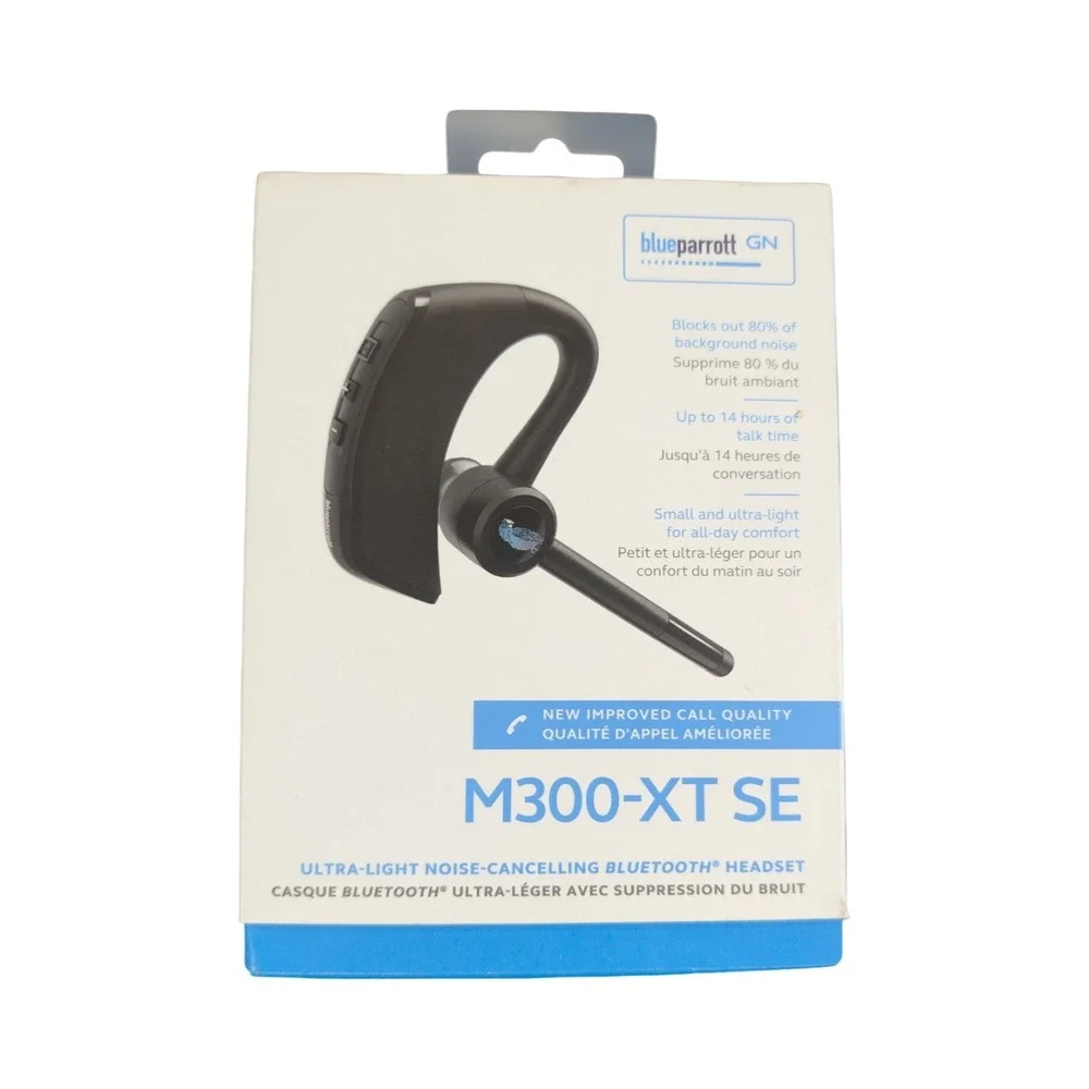 Nn6U BlueParrott‎ M300-XT SE Bluetooth Headset Noise Canceling Black Used Read⬇️